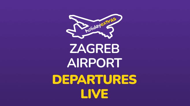 Zagreb Airport Departures Mobile Banner
