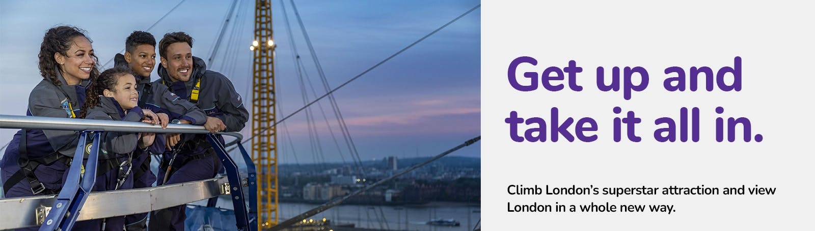 Up at the O2 | Tickets, Hotel Stay & Breakfast Deals!