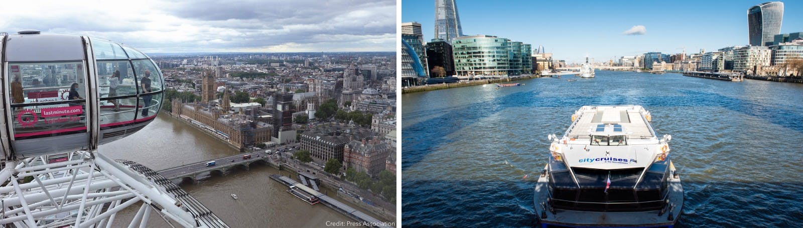 London Eye and River Cruise Combined Tickets Break