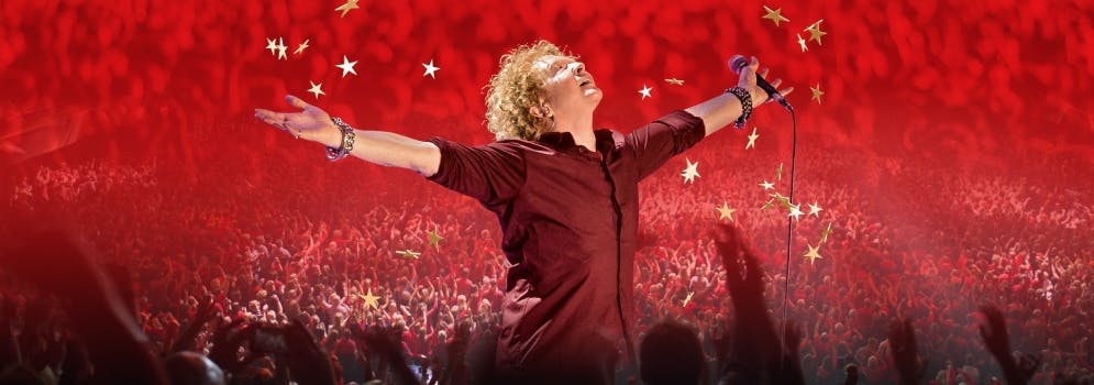 Simply Red Mick Hucknall Onstage Photo