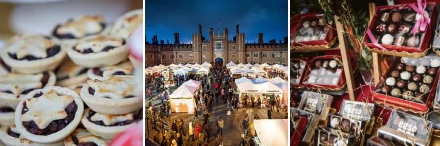 Hampton Court Palace Christmas Festive Food Fayre 2022