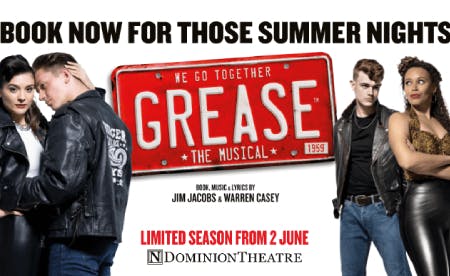 Grease Exclusive Deal with Hotel Stay