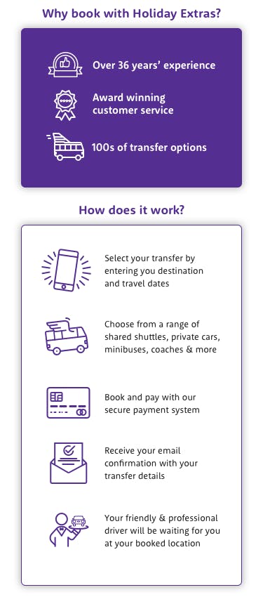 Airport transfers with Holiday Extras