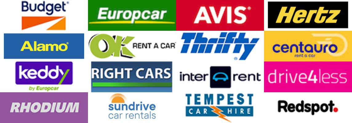 Car Hire Supplier Logos