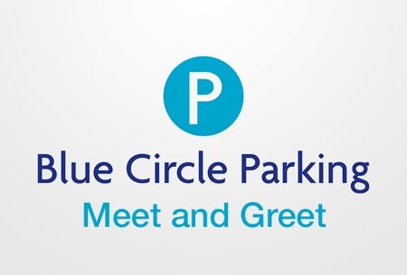 Birmingham Airport Blue Circle Meet and Greet Logo
