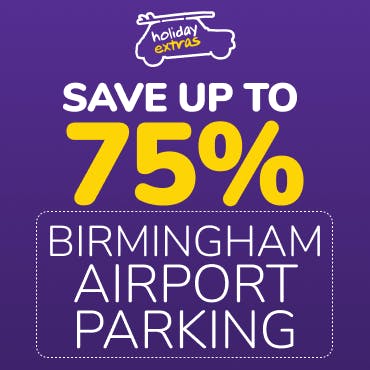 Maple Meet & Greet - Birmingham Airport Parking Holiday Extras 75% Savings message