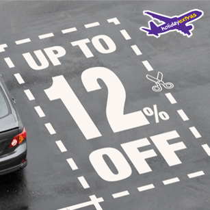 Holiday Extras 12% Discount Parking Space Logo East Midlands Parking Promo Code 