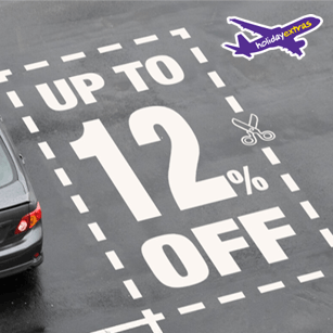 Holiday Extras 12% Discount Parking Space Logo East Midlands Parking Promo Code