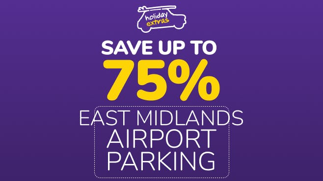 East Midlands 75% off Holiday Extras