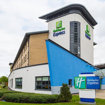 Exterior of the Holiday Inn Express Hotel near Glasgow Airport
