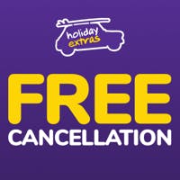 Holiday Extras Heathrow Parking Free Cancellation Banner