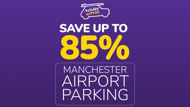 Manchester Airport Parking Holiday Extras Save 85% Mobile Banner