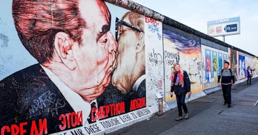 Photo of the Berlin Wall