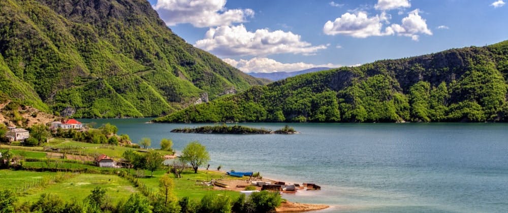 A picturesque Albania lake
