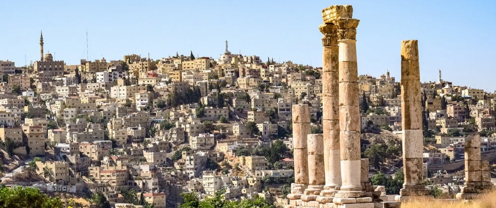 Temple of Hercules and Amman skyline | Jordan
