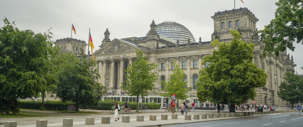Reichstag Building in Berlin, Germany