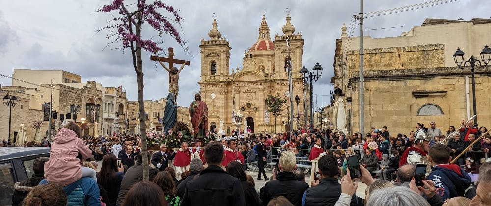 Good Friday procession in Xagħra, Gozo