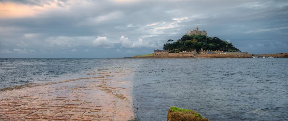 St Michaels Mount at sunset