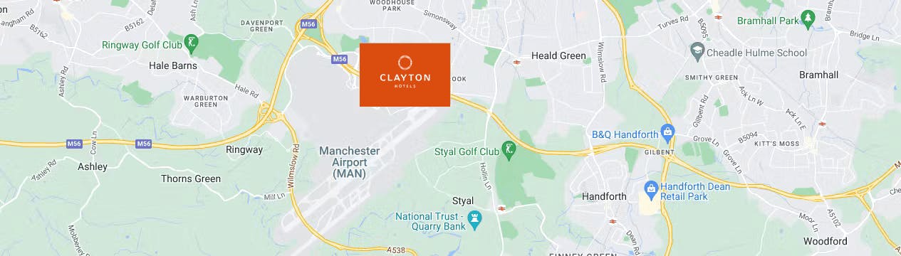 Clayton Hotel Manchester Airport Map