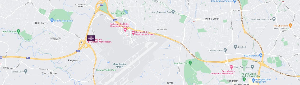 Premier Inn Runger Lane North Manchester Airport Map
