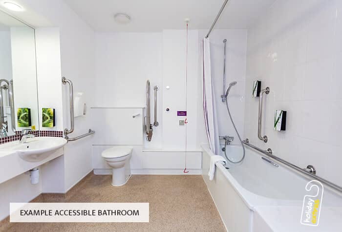 Premier Inn North Accessible bathroom