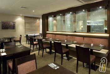 The restaurant at the Manchester Airport Premier Inn South