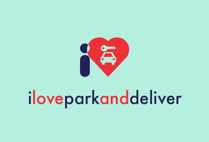 I Love Park And Deliver at Gatwick Airport - Car Park Logo