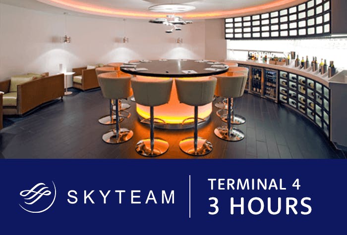 Airport Lounges Heathrow Terminal 4 Sky Team Lounge Logo