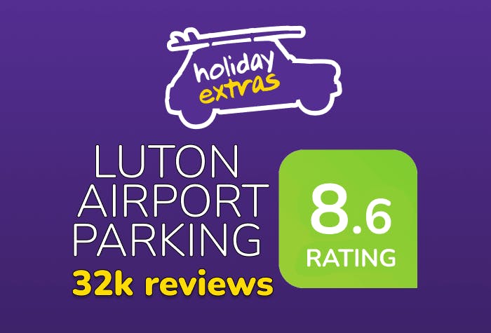 Luton Airport Parking Customer Rating -  Car and Customer Rating Logo