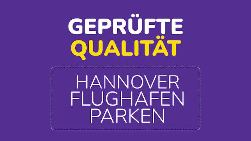 Lila Logo Geprüfte Qualität Hannover Parkplätze