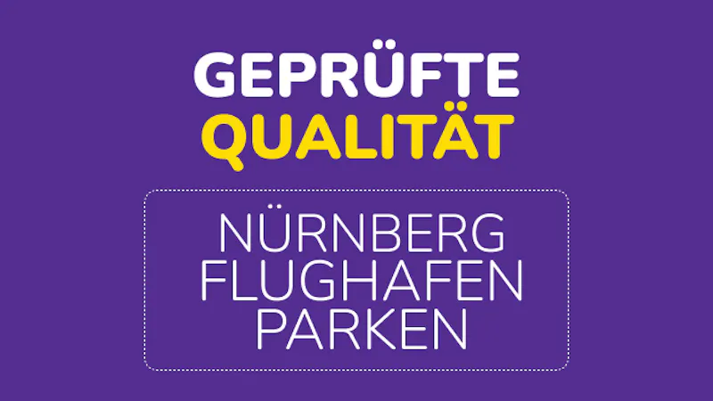 Lila Logo Geprüfte Qualität Nürnberg Parkplätze