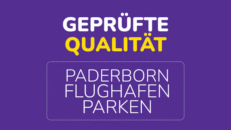 Lila Logo Geprüfte Qualität Paderborn Parkplätze