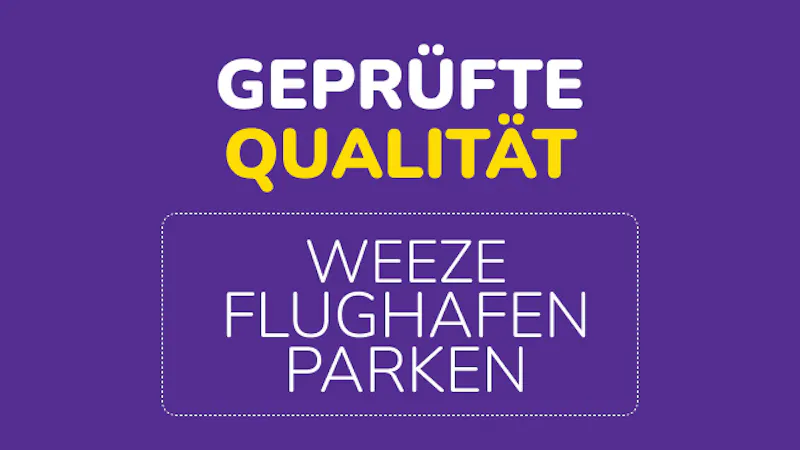 Lila Logo Geprüfte Qualität Frankfurt Parkplätze