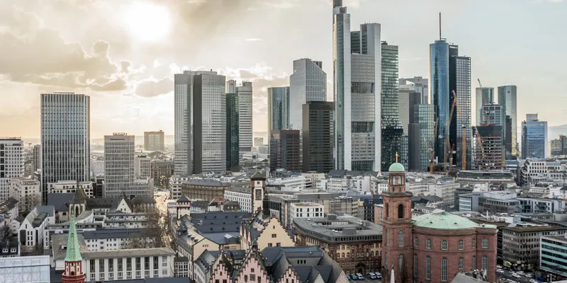 Frankfurt am Main Panoramablick auf Frankfurt