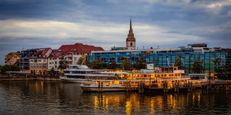 Wasserblick auf Friedrichshafen