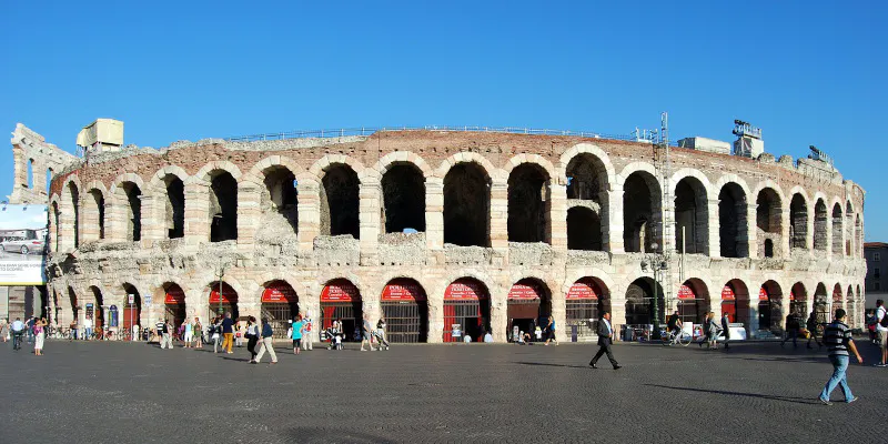 Blick auf die Arena di Verona
