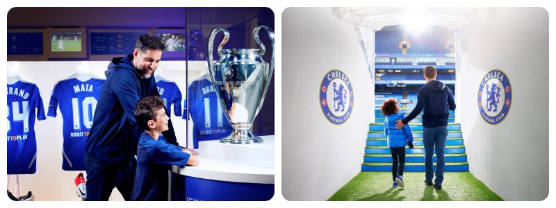 Chelsea FC Stadium Tour, Players' Tunnel and Locker Room