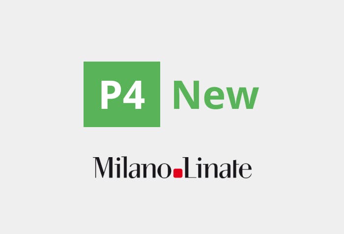 Logo Linate Airport P4 New Parkplatz