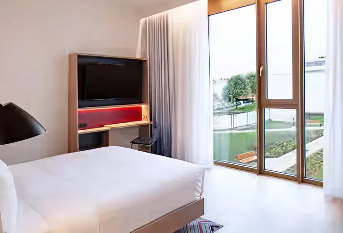 Zimmer MHampton by Hilton Stuttgart Airport