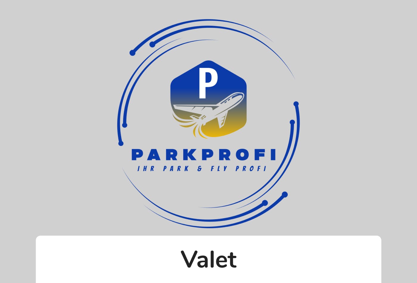 Logo Rezeption Parkprofi Parkhaus Valet M&uuml;nchen