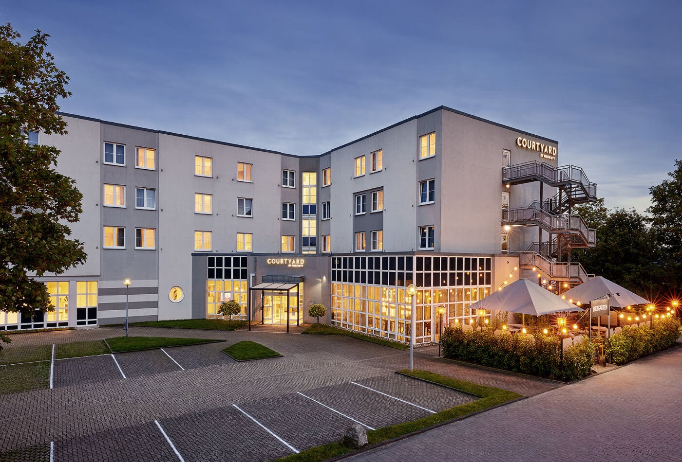 Außenansicht Courtyard by Marriott Dortmund