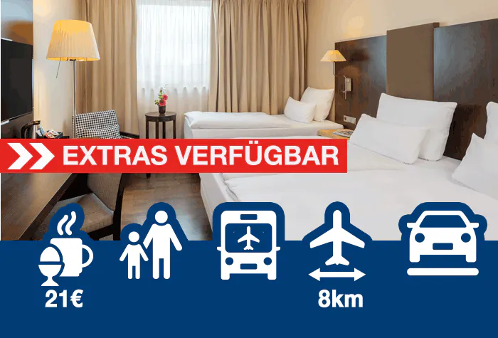Hotelzimmer NH Stuttgart Airport Hotel