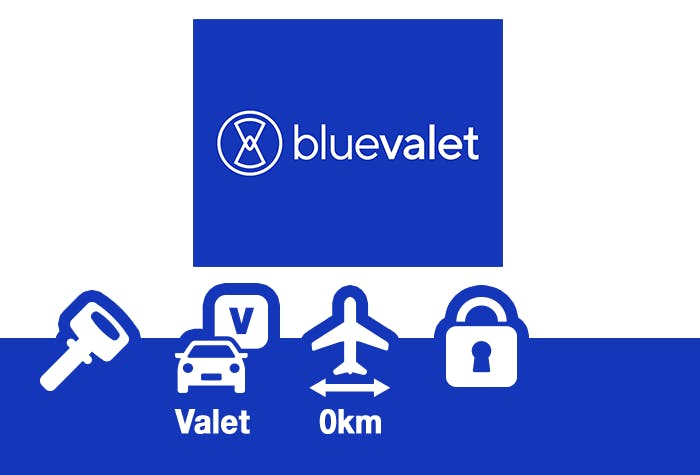 Logo Blue Valet Parkplatz Orly