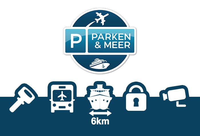 Parken und Meer Parkplatz Kiel