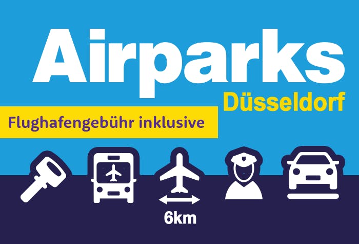 Logo Airparks Parkplatz Düsseldorf Rath