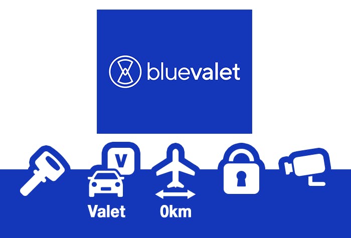 Logo Blue Valet Parkplatz Marseille