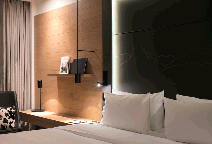 Bett im Hilton Munich Airport