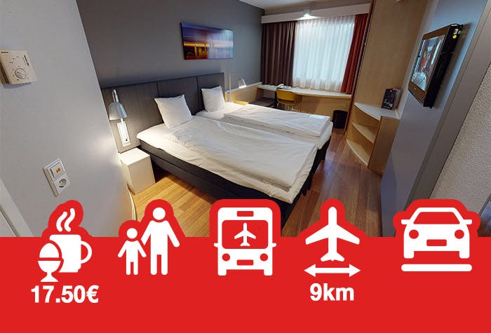 Zimmer im Ibis Köln Airport