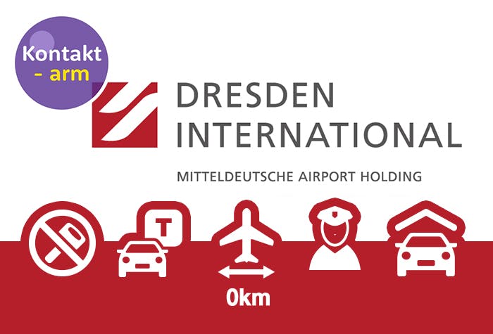 Flughafen Dresden P2 Außenparkplatz