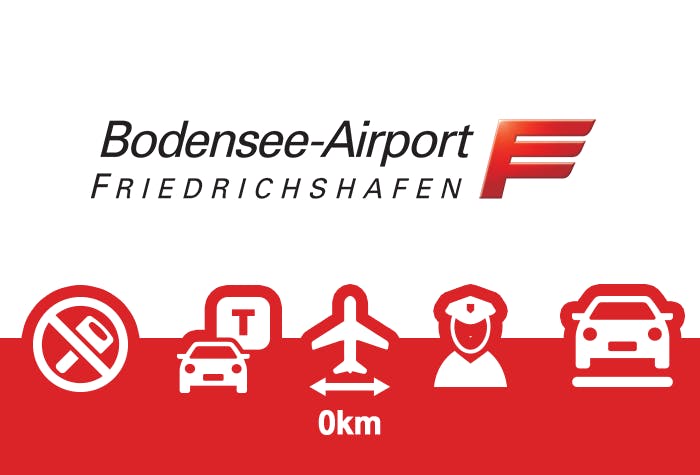 Logo Bodensee-Airport Friedrichshafen P4 Parkplatz